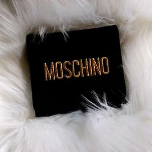 Authentic Moschino trifold wallet coin purse combo